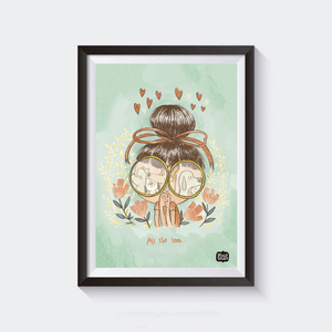 All She Sees Wall Art