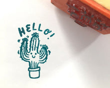Cactus Hello Stamp