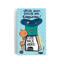 Magnetic Frame - Upside Down Yogi-Refrigerator Magnetic Frame SMALL